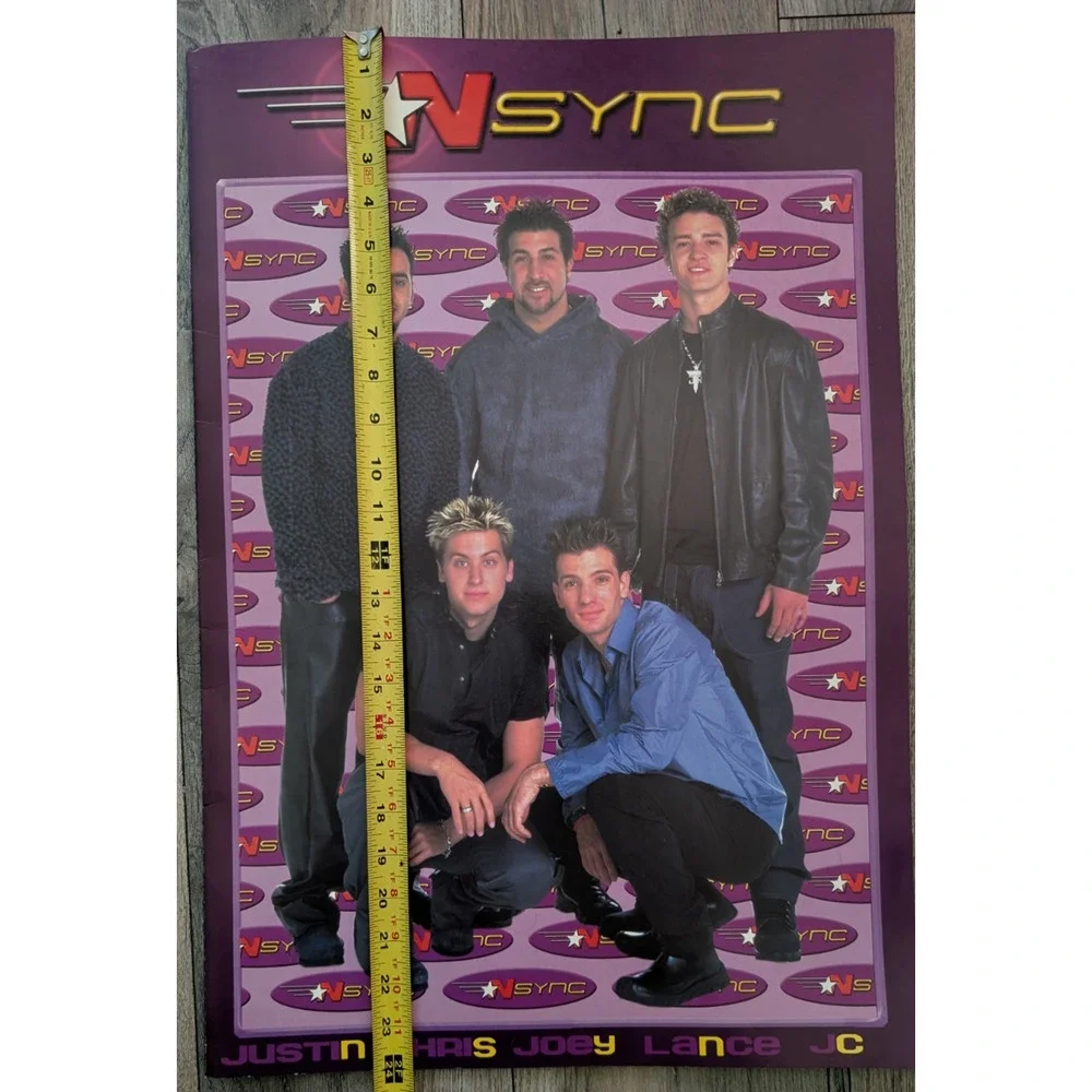 NSYNC No Strings Attached Greeting Card Super Jumbo Size 24